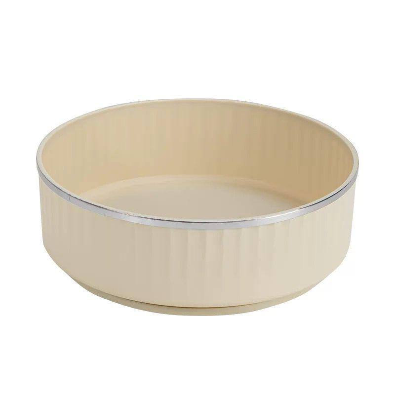 Rotating multifunctional storage rack Available in cream color