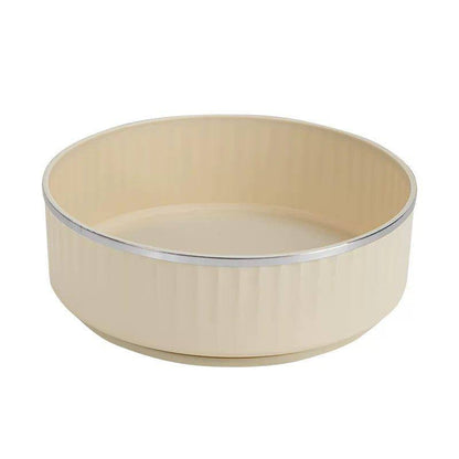 Rotating multifunctional storage rack Available in cream color