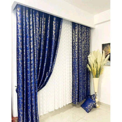 3 in 1 Curtains & Drapes Set