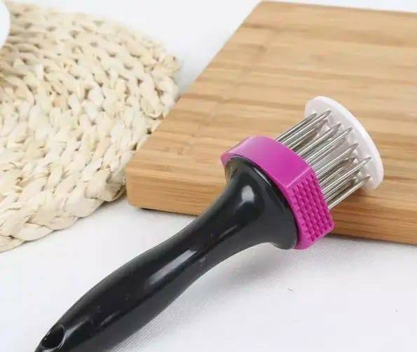 2 in 1 Meat Tenderizer Tool, 21 Stainless Steel Meat Tenderizer Needle