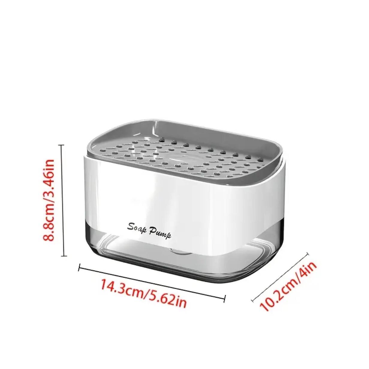 Soap pump &sponge caddy
