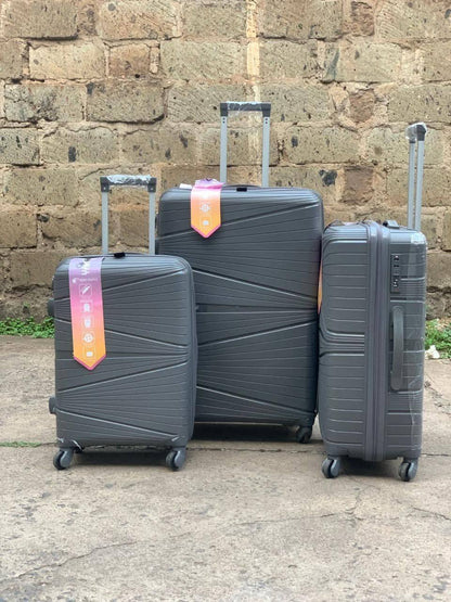3 in 1 Luxurious Unbreakable PP Suitcases