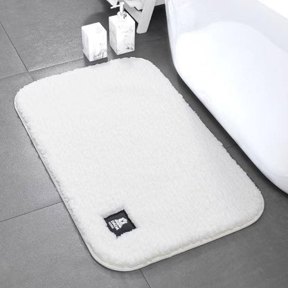 Plain color bathroom mat