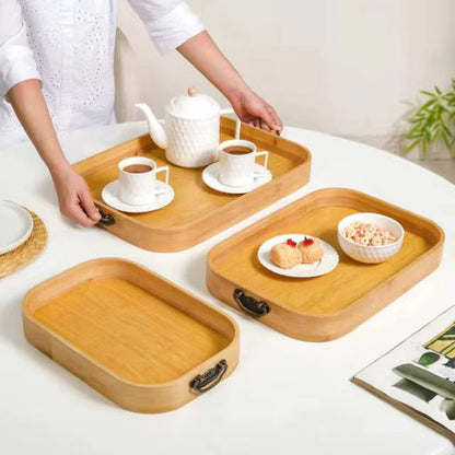 Multi-functional Bamboo Food serving Trays and Households use/Decor.