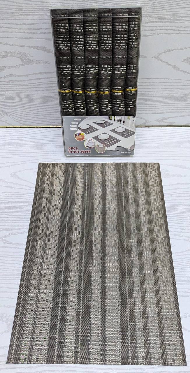 6Piece Heat Resistant Non-Slip Table Placemat
