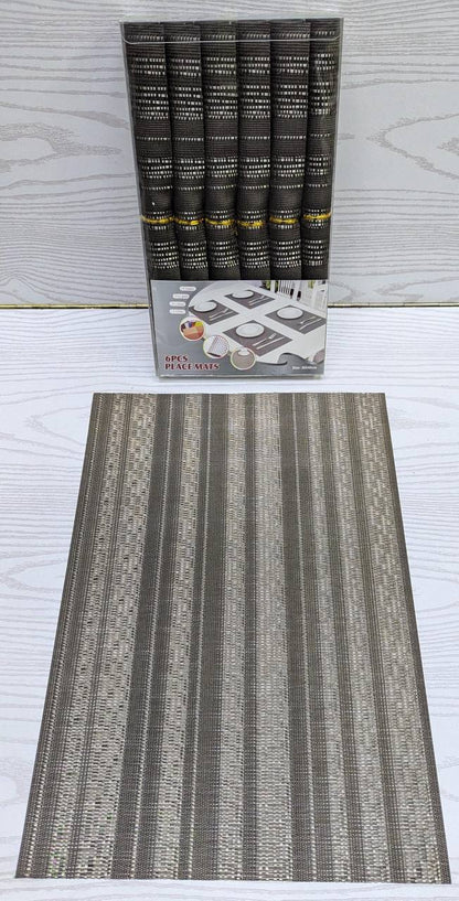6Piece Heat Resistant Non-Slip Table Placemat
