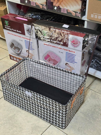 Wardrobe Foldable dotted  Closet Organizer with a Cover
