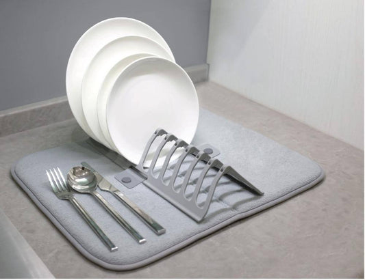 Foldable kitchen drying mat