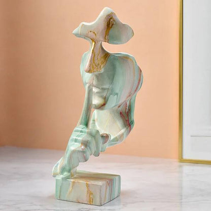 TISSTING THINKER SILENCE STATUE