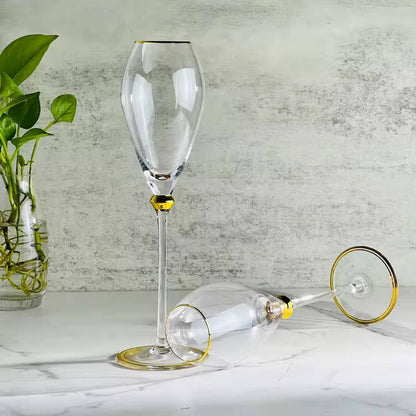 Royal Design  Crystal glasses Goblets 6pc