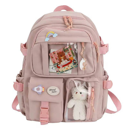 Casual style high capacity school bag.