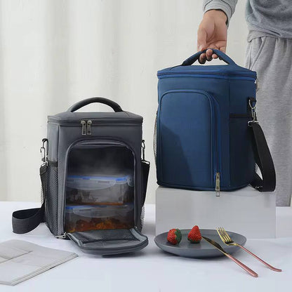 Premium 2 compartment Insulated Lunch Bag