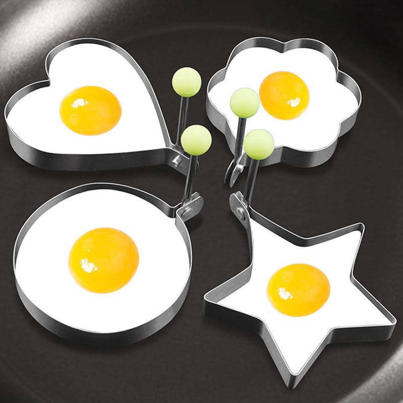 1 Pcs Kitchen Accessories Stainless Steel Fried Egg Shaper Pancake Mould Omelette Mold Frying Egg Cooking Tools  Kitchen Gadgets