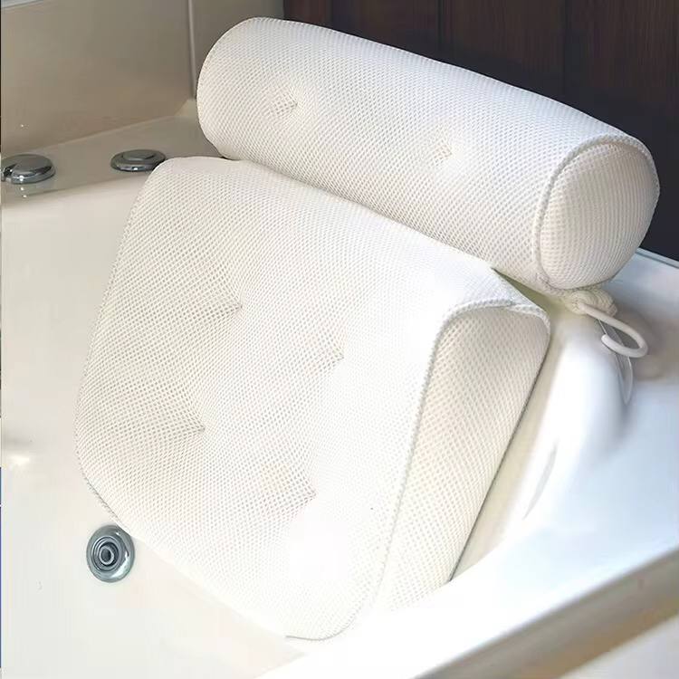 Bath tub Bath pillow size 37x35x10cm 6 silicone suction cups