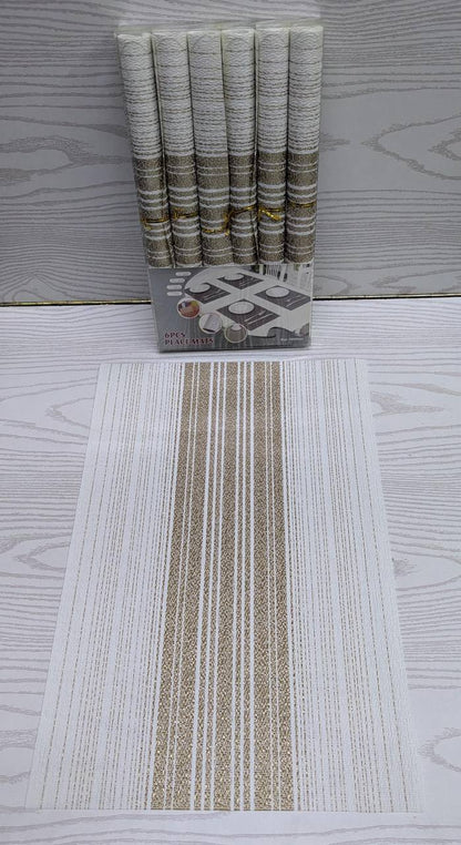6Piece Heat Resistant Non-Slip Table Placemat