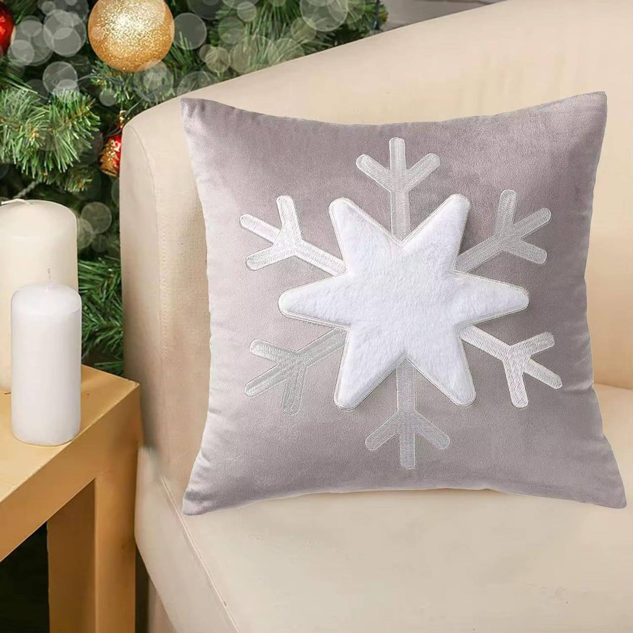 4pc Velvet Decorative Christmas Pillow Covers