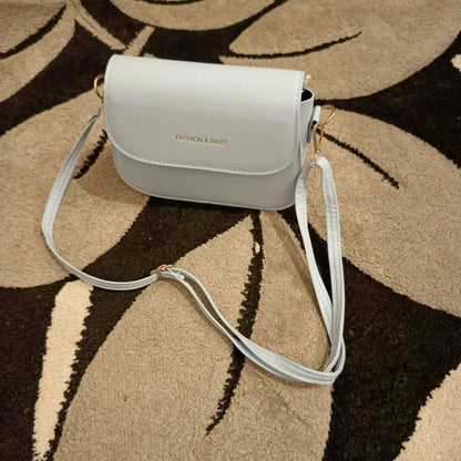 Wide Shoulder Strap Square Crossbody Sling Bag