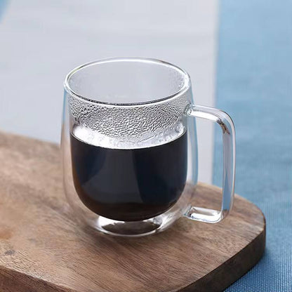 Transparent Double wall mug Heat-Resistant