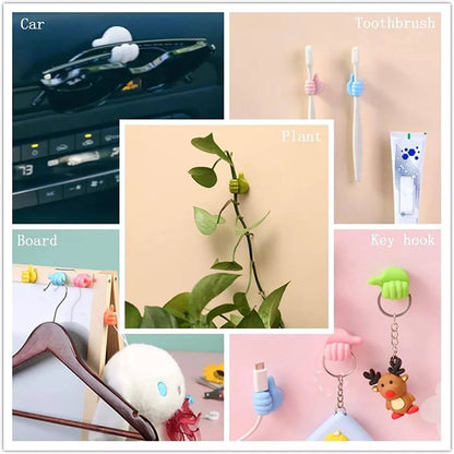 Self adhesive thumb hooks 
5 pieces