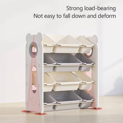 Type B
Kids Space Toy Storage Organizer with  Removable Plastic Bins