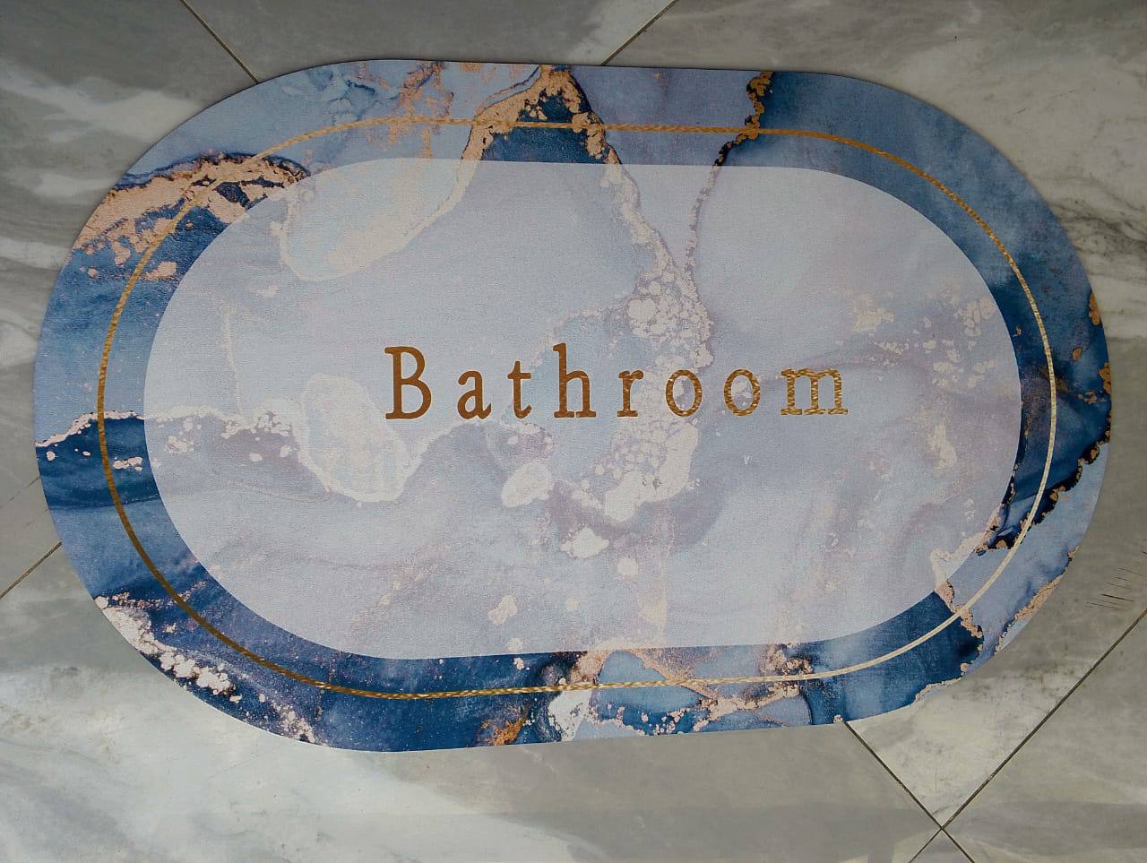 Rubber Antislip Bathroom Door Mat