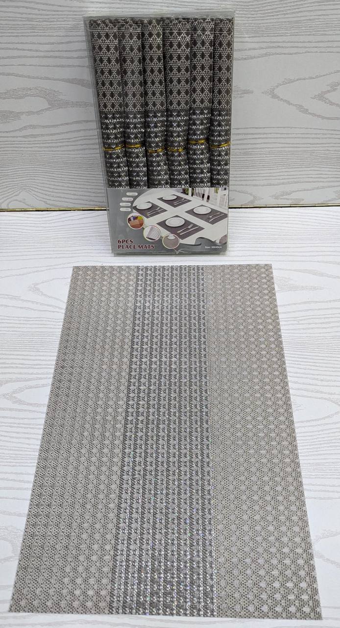 6Piece Heat Resistant Non-Slip Table Placemat