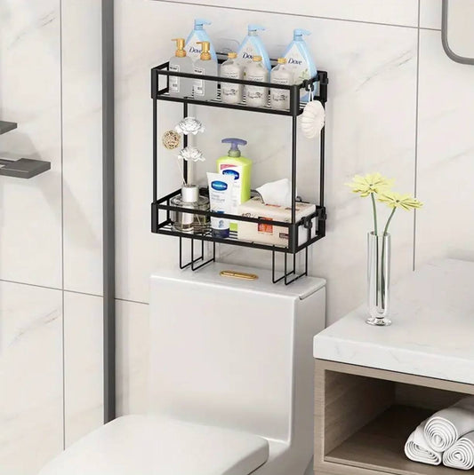Double layer Over the toilet rack/shelf bathroom organiser