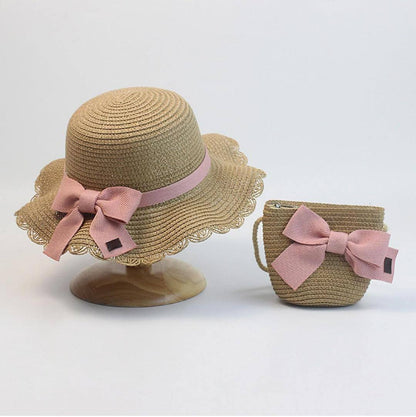 Girls hat+ sling bag casual wear set