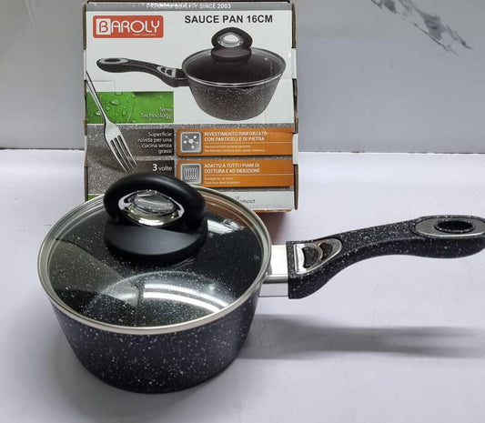 German brand heavy Granite Sauce pans + lid