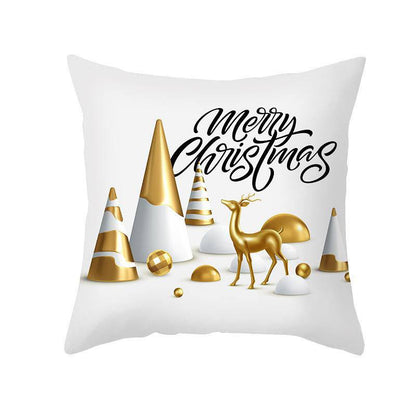 Christmas Pillow Covers (No Filler) for Christmas Decoration Throw Pillow Covers