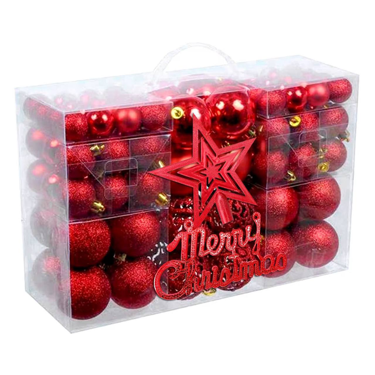 102 pcs  Christmas Balls Ornaments for Christmas Tree