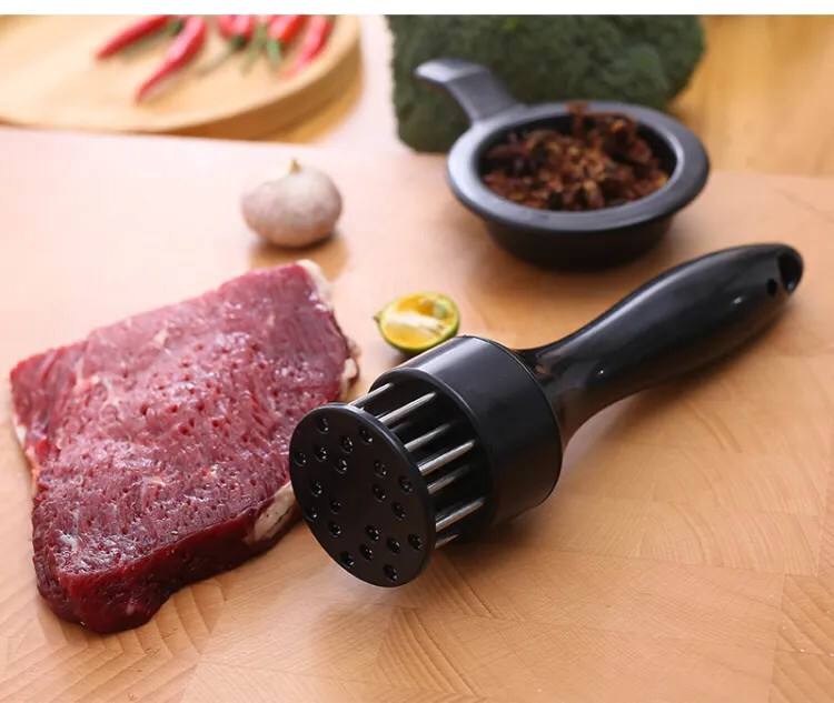 2 in 1 Meat Tenderizer Tool, 21 Stainless Steel Meat Tenderizer Needle