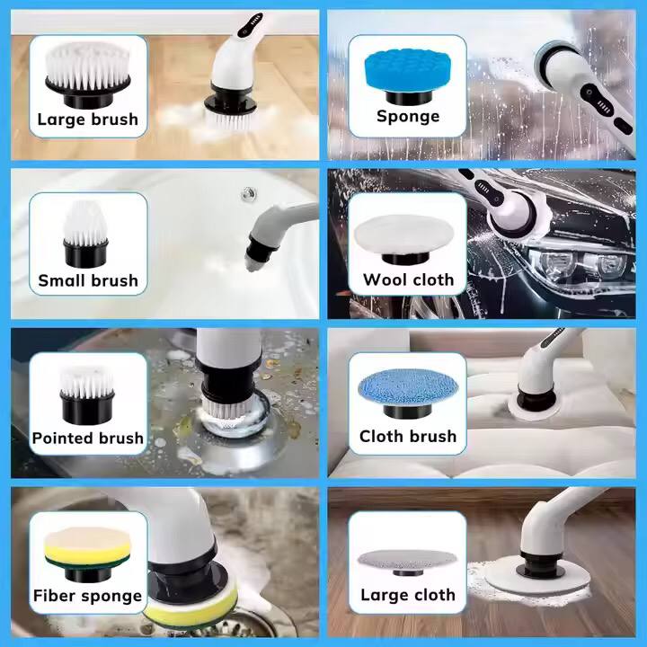 9-in-1 Cordless Electric Cleaning Brush