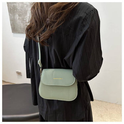 Wide Shoulder Strap Square Crossbody Sling Bag