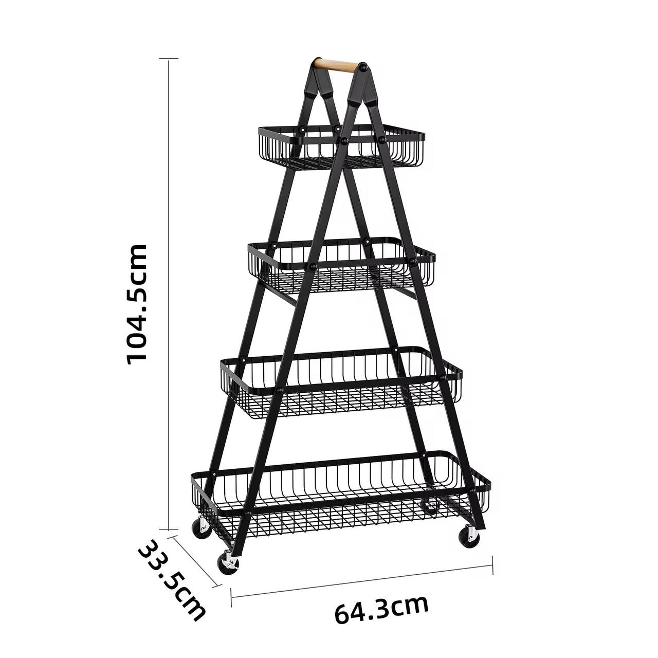 4 layers Multifunctional rack
