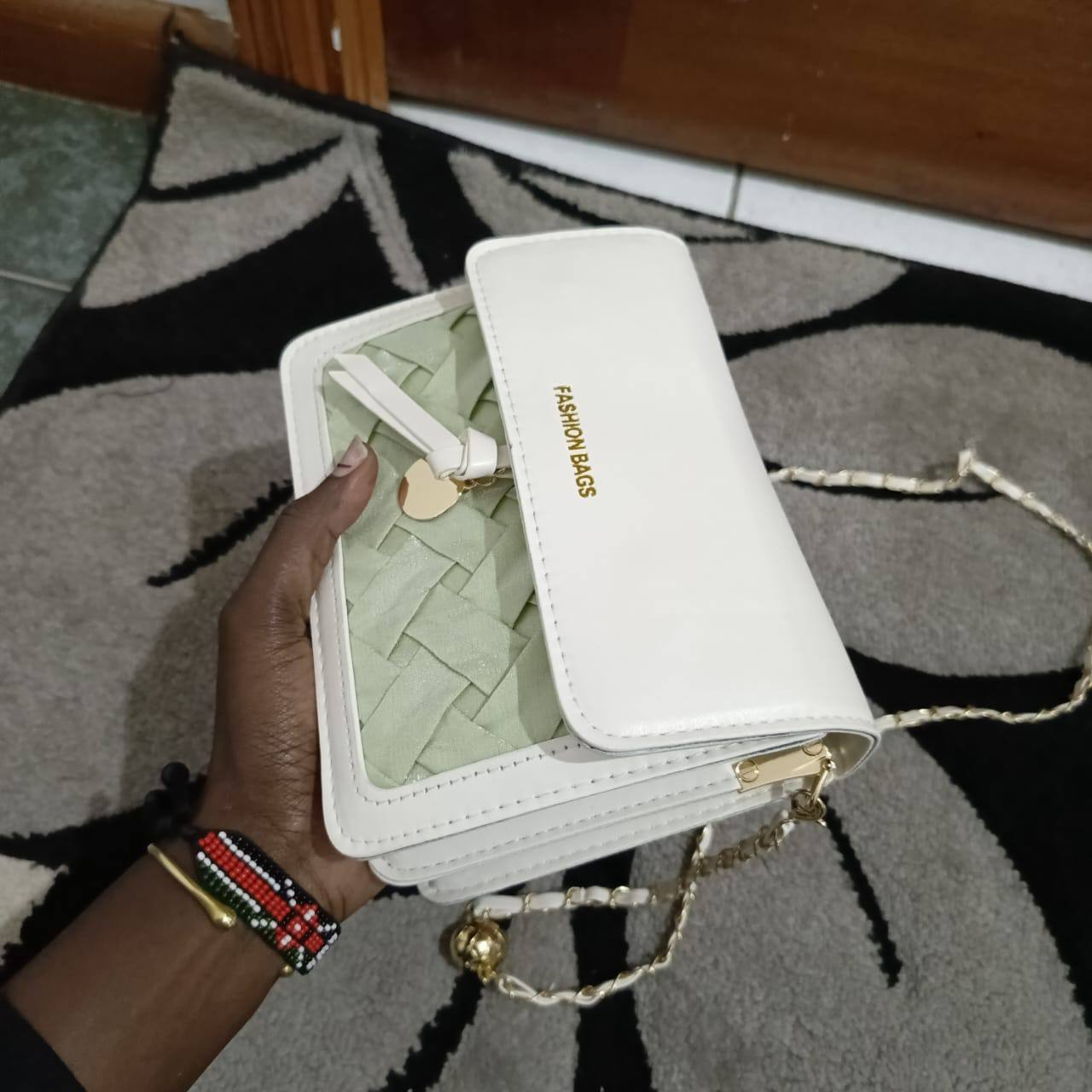 Elegant solid color sling bag