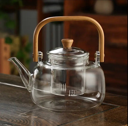 Big size,1.4ltrs , High borosilicate glass teapot