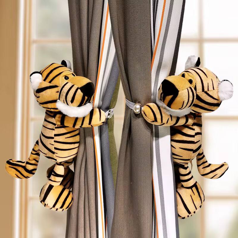 Animal cartoon themed kids areas curtain holder