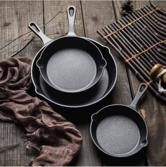Cast Iron Frying Pan Cooking skillet Egg Steak Fry Pan