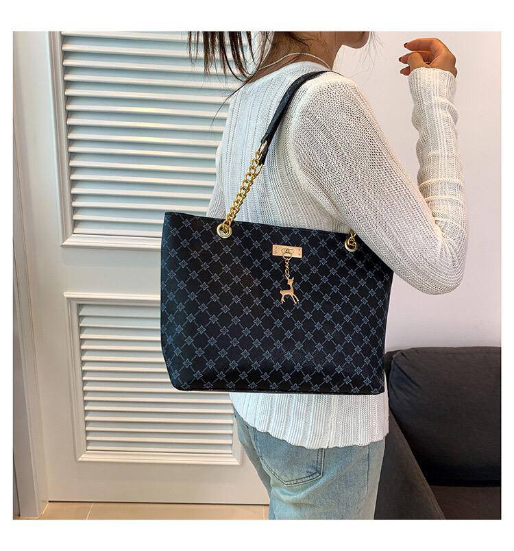 Fashionable Vintage Pattern Women's Shoulder Tote Bags