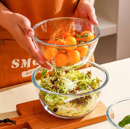 High borosilicate Glass Bowls 
Perfect for baking/serving
