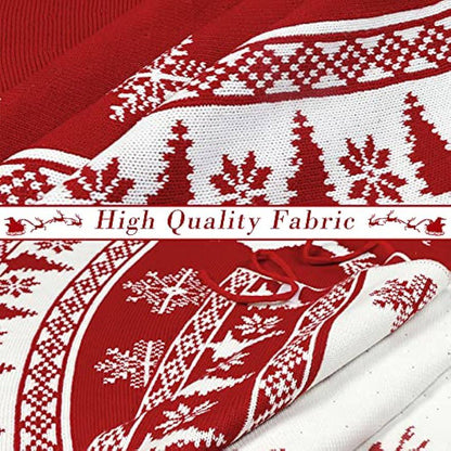 Christmas Knitted Tree Skirt Knitted Christmas Tree Apron Christmas Tree Skirt