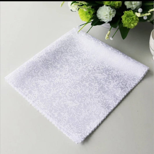 100% Polyester Washable Dinner cloth Table Napkins. 6pcs