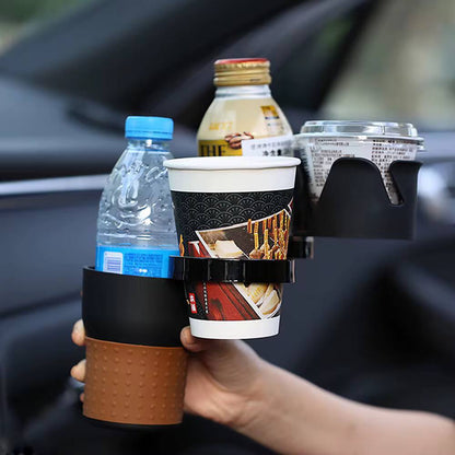 Adjustable 5-1 multifunction rotating car cup holder