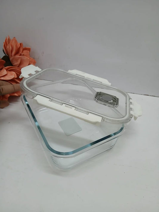 Airtight borosilicate glass storage/ snack box