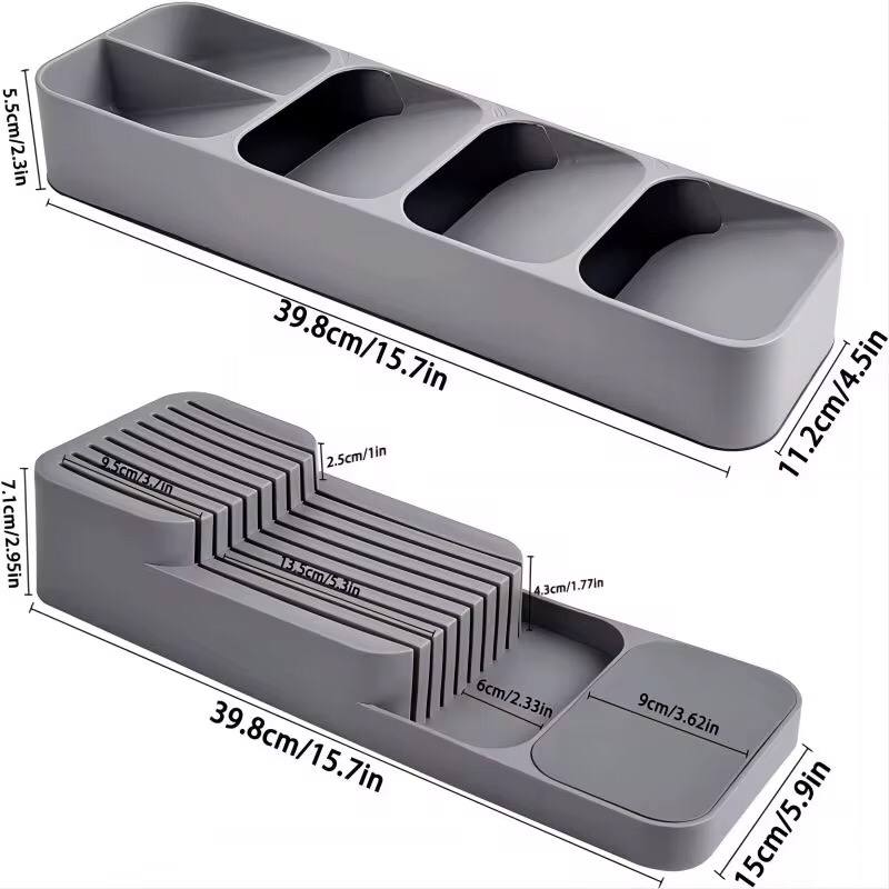 Compact cutlery holder