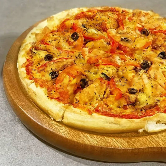 wooden bamboo Pizza plate chop board