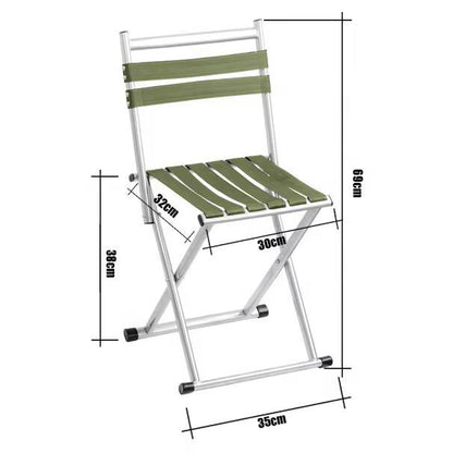 Foldable portable camping chair
