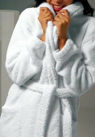 White bathrobes