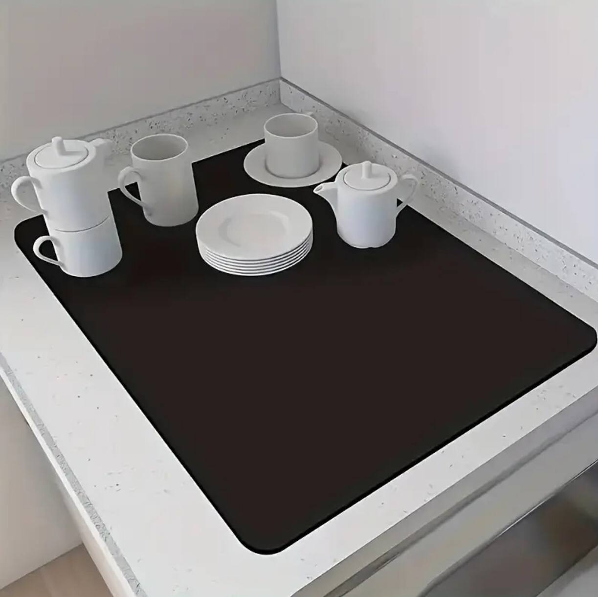 Super absorbent Nonslip Drain  dish drying  mat